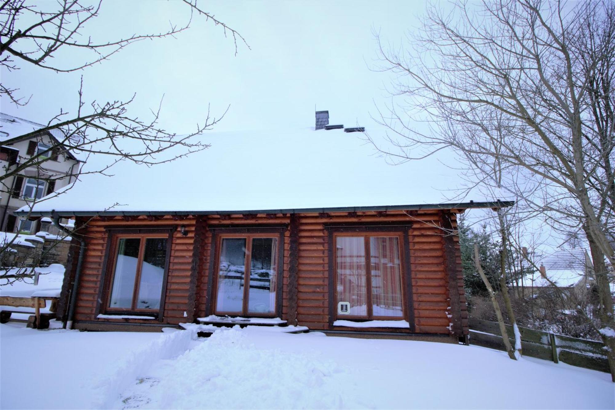 Oybiner Blockhaus Und Ferienwohnungen Hain  Dış mekan fotoğraf