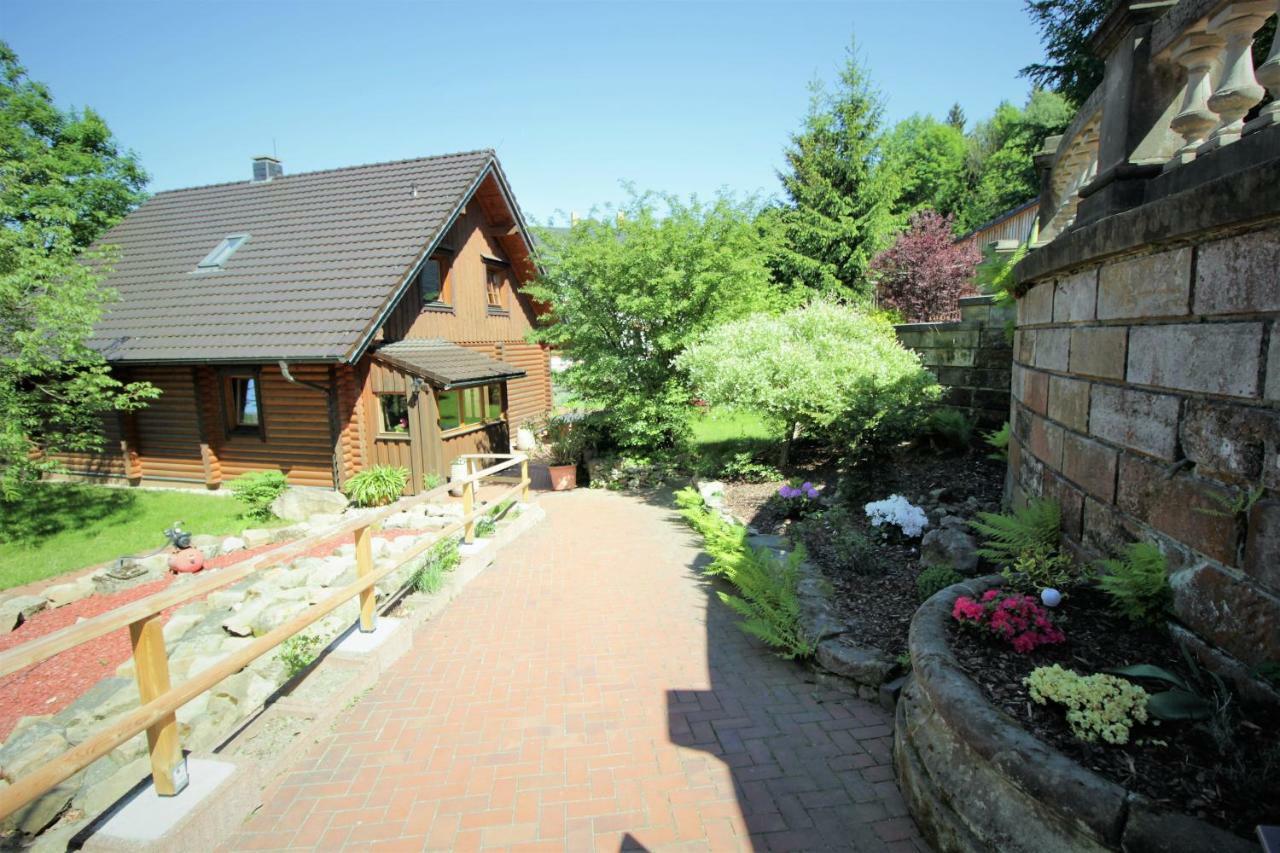 Oybiner Blockhaus Und Ferienwohnungen Hain  Dış mekan fotoğraf